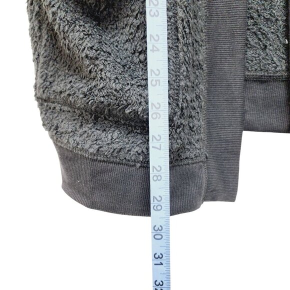 Lacey Chabert Collection Womens Black Fuzzy Open Cardigan With Pockets Size XS - Picture 9 of 11